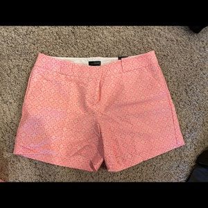 The Limited brand tailored shorts.  5 inch inseam.  Pink and white.  S